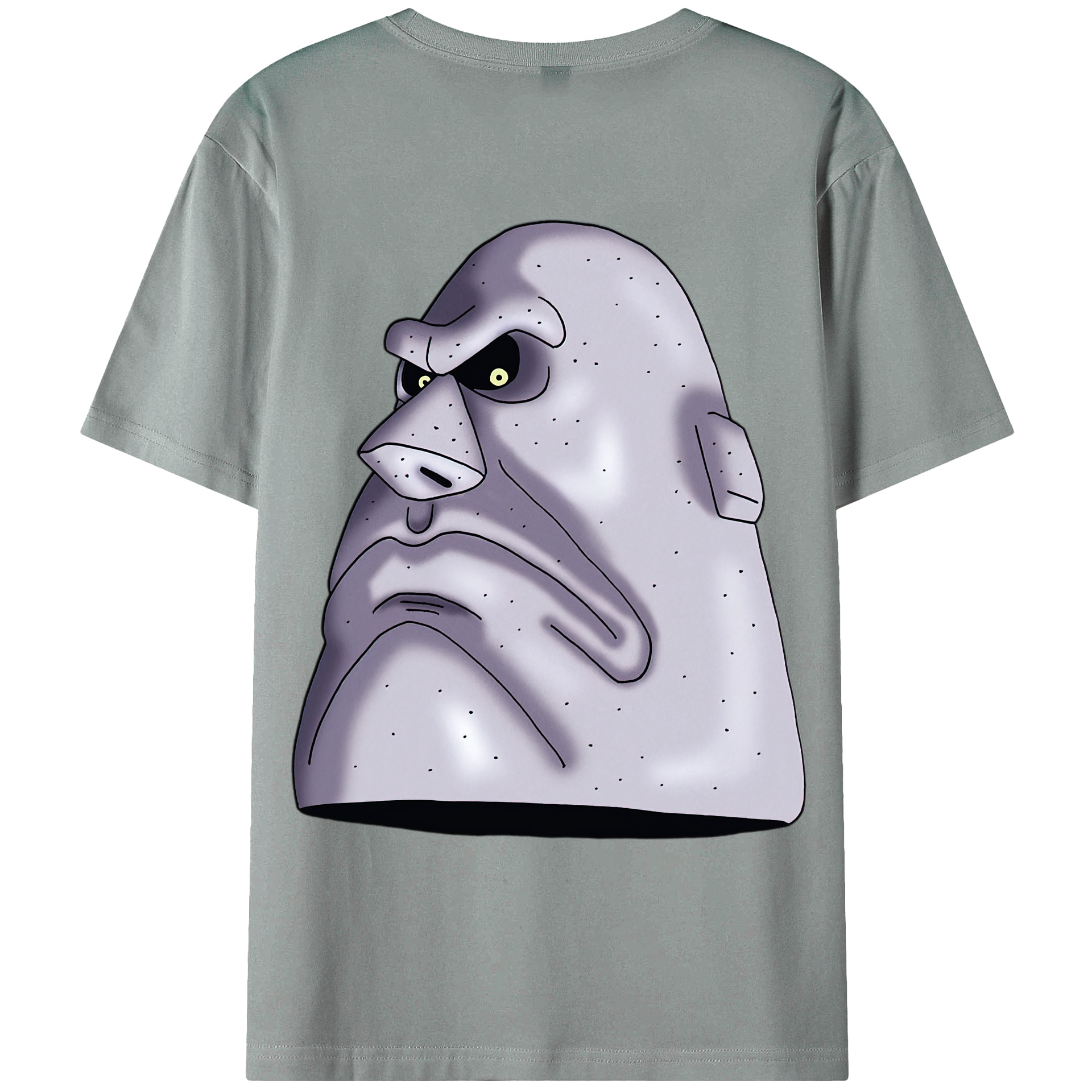 （画像用） ドラゴンクエスト Doragon Kuesuto Dragon Quest 綿100％ メンズ半袖Tシャツ（バックプリント） 通気性